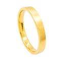 4MM Plain Flat Ring